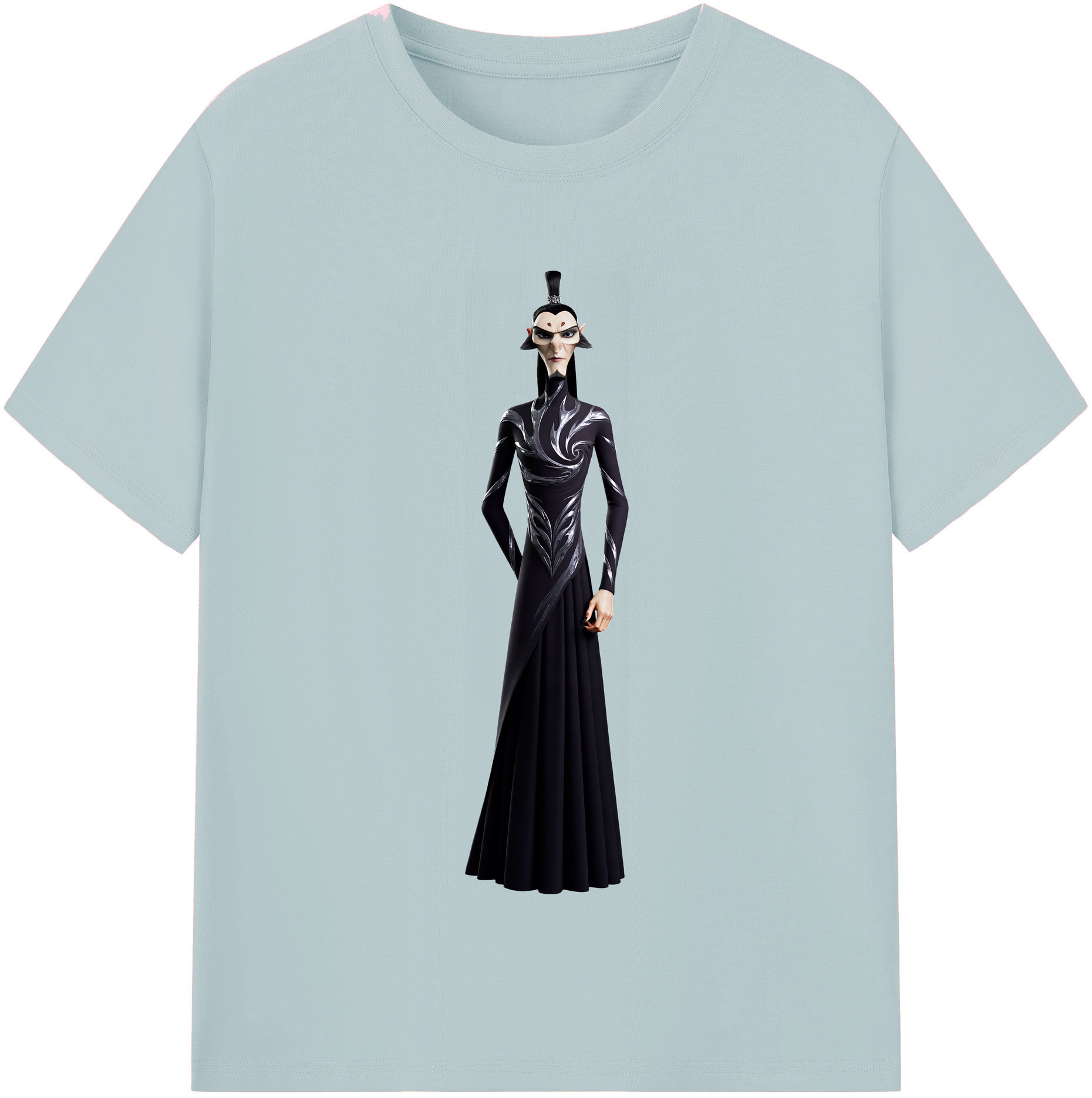 （画像用） Ne Zha 2 ナタ 魔童の大暴れ 綿100％半袖Tシャツ（フロントプリント）